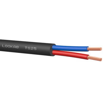 Lookab TS25 Twinax Hoparlör Kablosu 2x2.50 mm 
