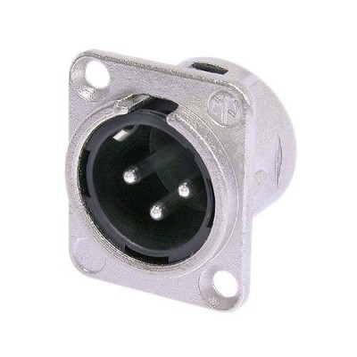 Neutrik NC3MD-L-1 Şase Tip Erkek Xlr Konnektör 3 Pin