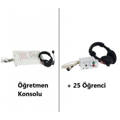 L25 Lingafon 25 Öğrenci için Dil Laboratuvarı