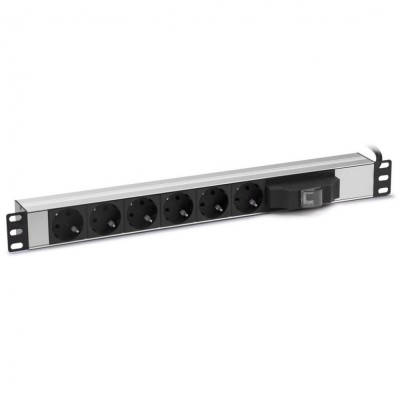01U6P Rack Kabinet İçin 6`Li Grup Priz