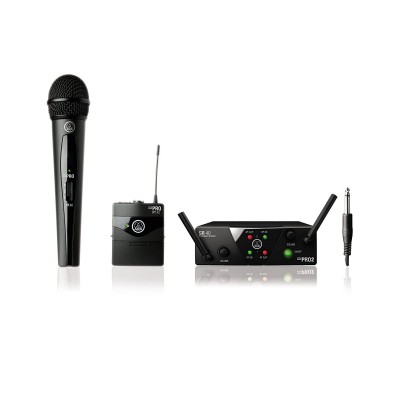AKG WMS40 Mini2 2 li Kablosuz El + Enstrüman Mikrofonu