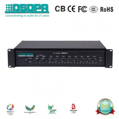 DSPPA MP9811P 8 Kanal Mikser Pre Amplifikatör