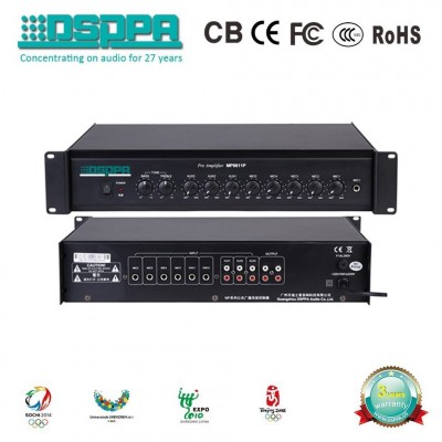 DSPPA MP9811P 8 Kanal Mikser Pre Amplifikatör