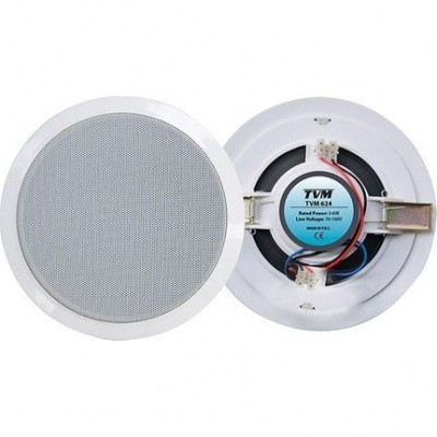 TVM 624T  5" Tavan Hoparlörü 6 Watt/100V