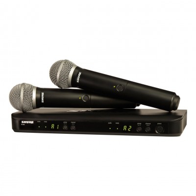 Shure BLX288E/B58 2 li Kablosuz El Mikrofonu