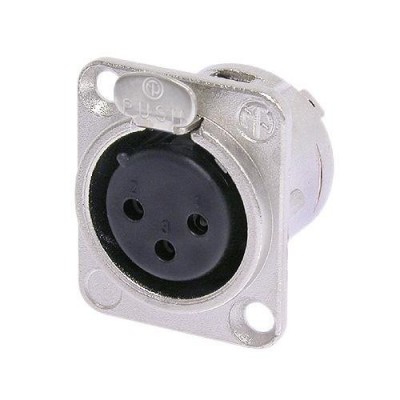 Neutrik NC3FD-L-1 Şase Tip Dişi Xlr Konnektör 3 Pin