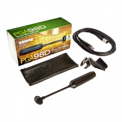 Shure PGA98D-XLR Kondenser Tom Mikrofonu Klipsli