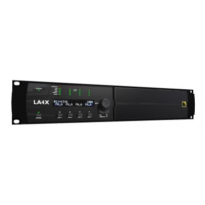 L-Acoustics LA4X Dijital Power Amfi 4x1000 Watt/4ohm Dijital Amfi 4x4 DSP, Network, AES/EBU
