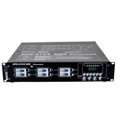 Eurolite DPX-610S 6 Kanal Rack Tipi Dijital Dimmer 6x10 Amper