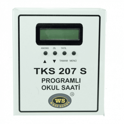 Ws Tech TKS 207 S Usb Programlı Okul Zil Saati 6 Melodi