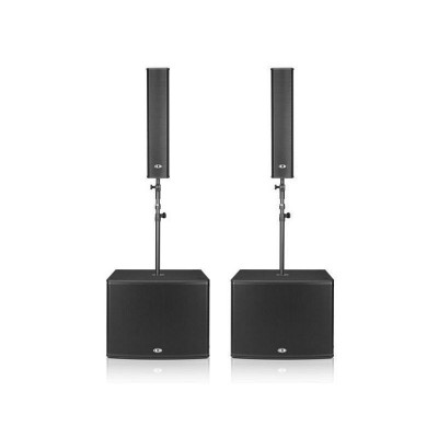 Dynacord VA218 Vertical Array Set 18" + 4x6.5" Column Line Aktif Hoparlör 3200 Watt