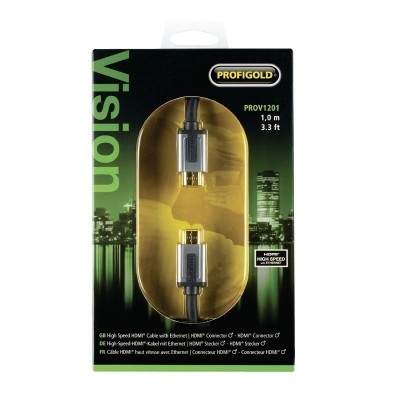 Profigold PROV1201 24K Altın Kaplama 2K/4K HDMI Kablo 1 Metre