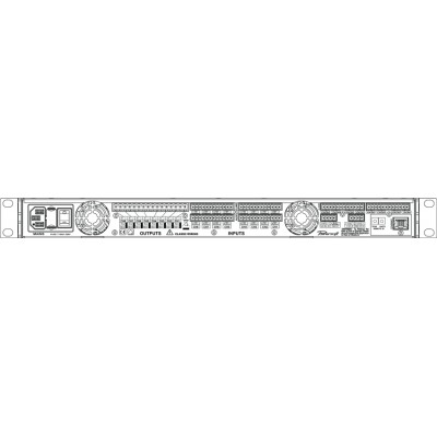 Powersoft Ottocanali 1204 Power Amfi 8x150 Watt/4 ohm