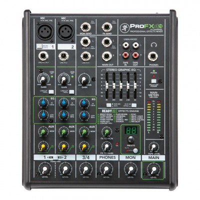 Mackie PROFX4-V2 4 Kanal Mikser Efektli