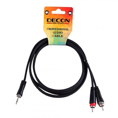 Decon DC-150L1.5 2xRca - 3.5 mm Stereo Konnektör Kablo 1.5 Metre