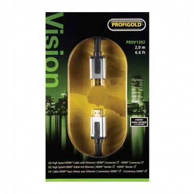 Profigold PROV1202 24K Altın Kaplama 2K/4K HDMI Kablo 2 Metre