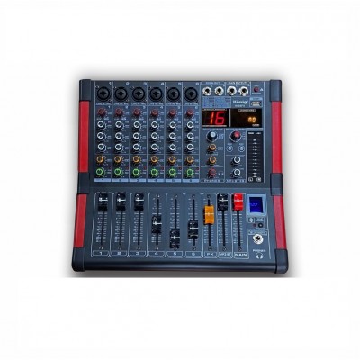 König K-606Fx 6 Kanal Mikser Efektli Usbli