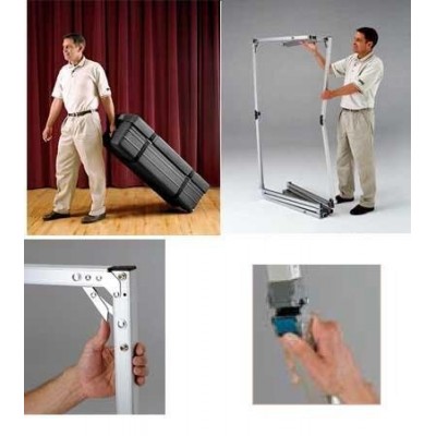 Da-Lite Ffs150Dt Fast Fold Portatif Taşınabilir Perde 229x305 Cm