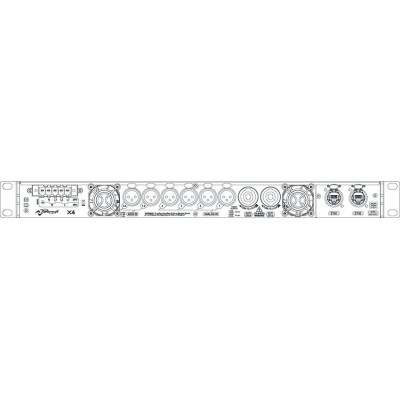 Powersoft X4 Power Amfi (Dsp+Dante) 4x3000 Watt