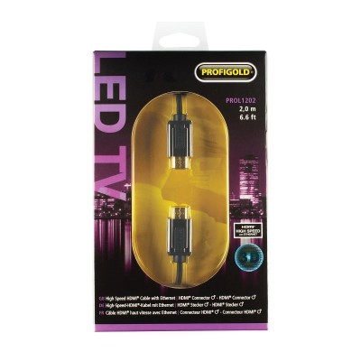 Profigold PROL1202 24K Altın Kaplama 4K HDMI Kablo 2 Metre