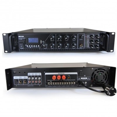 Dexun D120 6 Bölge Mikser Amplifikatör 120 Watt/100V Usb/Sd/Bluetooth