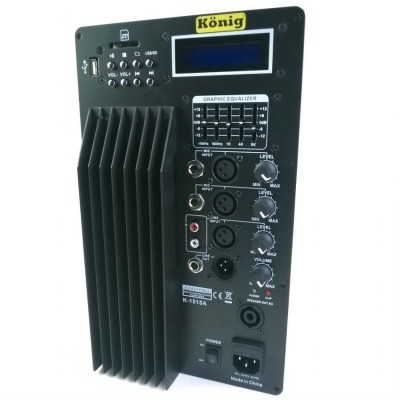 König K-1512A 12" Aktif Hoparlör Usb/SD 600 Watt 
