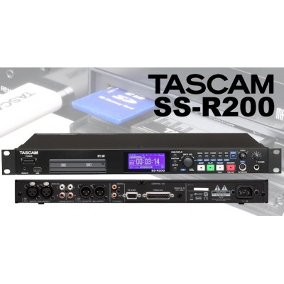 Tascam SSCDR200 CD/SD/SDHC/USB Medya Oynatıcı Kayıt Cihazı