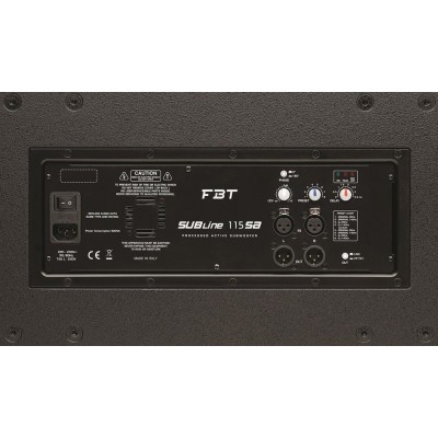 FBT SUBLINE 115Sa 15" Aktif Subwoofer 1400 Watt