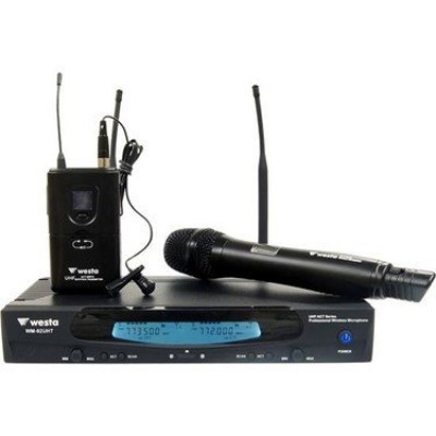 Westa WM-92UHT 2 li Kablosuz El + Yaka Mikrofonu