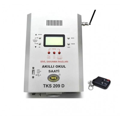 Ws Tech TKS-209D Duvar Tipi Usbli Akıllı Okul Zil Saati