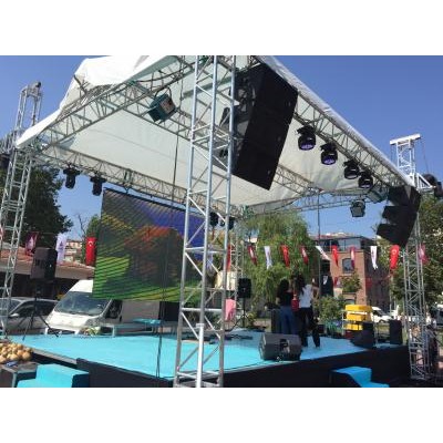 4 Ayak Truss Sistemi 30x30/40 Zincir ve Sepet Takımı (Mini Dev)