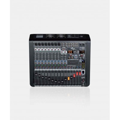 SSP PM-812L 12 Kanal Power Mikser 2x650 Watt Efektli Usbli