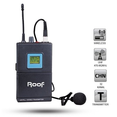 Roof R3-T Kablosuz Bel Tipi  Verici Ünite
