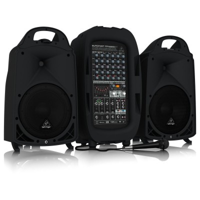 Behringer EUROPORT PPA2000BT 10" Taşınabilir Hoparlör Takımı 2000 Watt