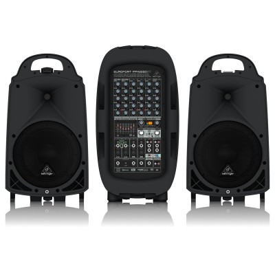 Behringer EUROPORT PPA2000BT 10" Taşınabilir Hoparlör Takımı 2000 Watt