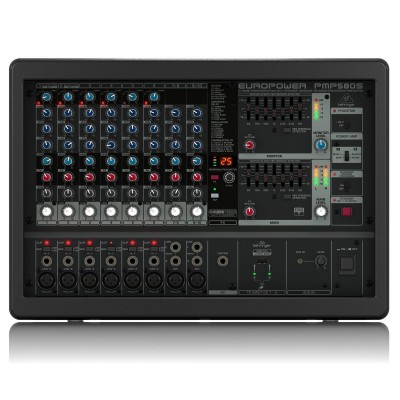 Behringer PMP580S 10 Kanal Power Mikser 2x250 Watt Efektli