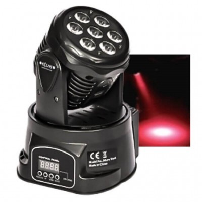 Eclips MICRO WASH 7x3 Watt Led Wash Moving Head Robot