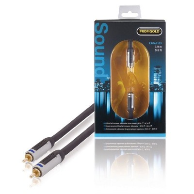 Profigold PROA4103 Hi-Fi Subwoofer Sinyal Kablosu Rca-Rca 3 Metre