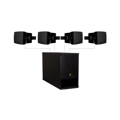AUDAC FESTA400 300 Watt Müzik Yayın Sistemi 1 Sub+4 Hoparlör