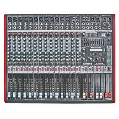 König K-1600Fx 16 Kanal Mikser Efektli Usbli