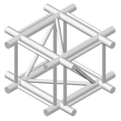 Eurotruss FD–34-TD 30x30 Cm Kare Truss 90º Köşe ( 4 Yön )