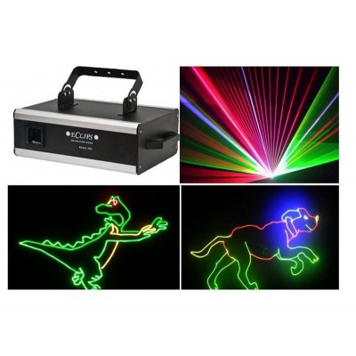 Eclips Rainbow-3000 Yazı ve Animasyon Lazer Işık 3 Watt 7 Renk