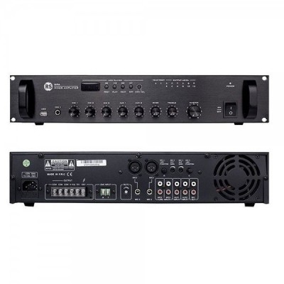 Rs Audio DPA-100USB Mikser Amplifikatör 100 Watt/100V Usb Kart
