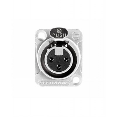 Seetronic  K3F2C Şase Tip Dişi Xlr Konnektör 3 Pin