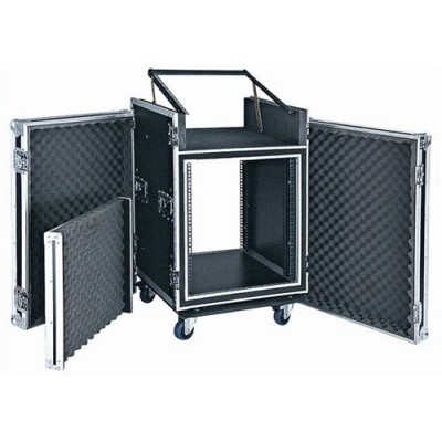 20U 3 Kapaklı Hard Case Tekerlekli Mikser Üniteli Sabit Raylı