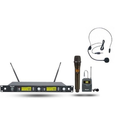 Roof R1250EH 2 li Kablosuz El + Headset Mikrofonu