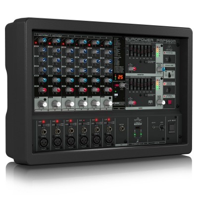 Behringer PMP560M 6 Kanal Power Mikser 2x250 Watt Efektli
