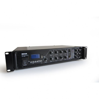 Dexun D450 6 Bölgeli Mikser Amplifikatör 450 Watt/100V Usb/Sd/Bluetooth