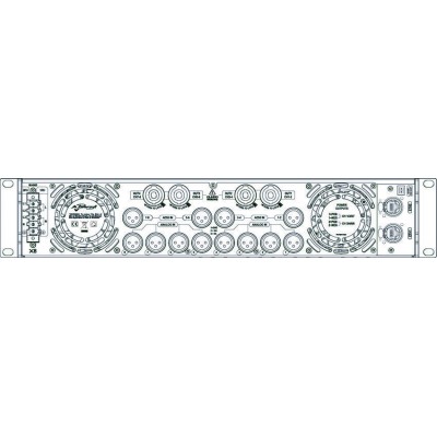 Powersoft X8 Power Amfi (Dsp+Dante)  8x3000 Watt/4 Ohm