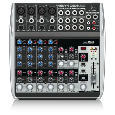 Behringer Q1202USB 12 Kanal Mikser Efektli Usbli (Oz)